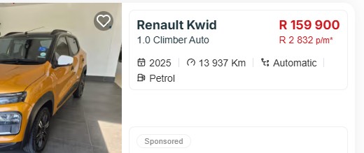 Renault Kwid Automatic for sale, used car. 